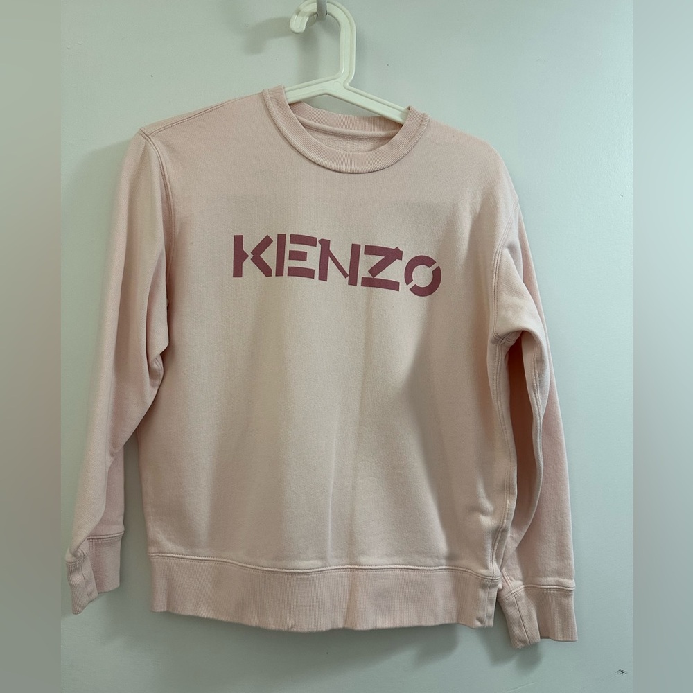 Kenzo Blush Pink Logo Sweatshirt